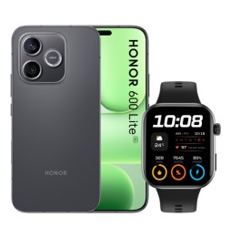 Honor BUNDLE 600 LITE 256GB V BLACK+WATCH 2i BLACK 16,8 cm (6.6') Doppia SIM 5G USB tipo-C 8 GB 6520 mAh Nero