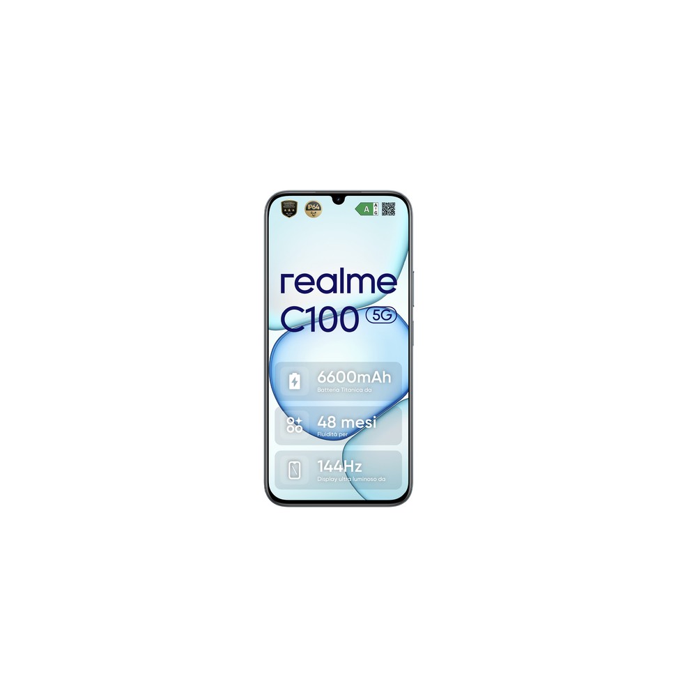 realme C100 5G 17,3 cm (6.8') Doppia SIM Android 16.0 USB tipo-C 4 GB 256 GB 6600 mAh Verde