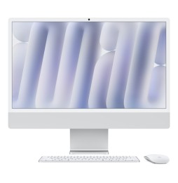 Apple iMac Apple M M4 59,7 cm (23.5') 4480 x 2520 Pixel PC All-in-one 16 GB 256 GB SSD macOS Sequoia Wi-Fi 6E (802.11ax) Argento