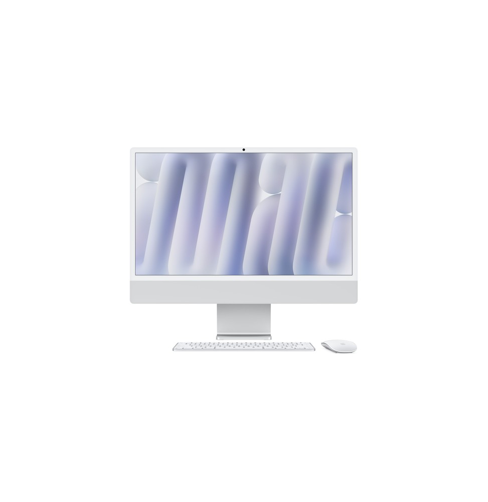 Apple iMac Apple M M4 59,7 cm (23.5') 4480 x 2520 Pixel PC All-in-one 16 GB 256 GB SSD macOS Sequoia Wi-Fi 6E (802.11ax) Argento