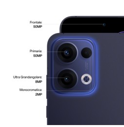 OPPO Reno13 5G AI Smartphone, Tripla fotocamera 50+8+2MP, Selfie 50MP, Display 6.59” 120HZ AMOLED FHD+, 5600mAh, RAM