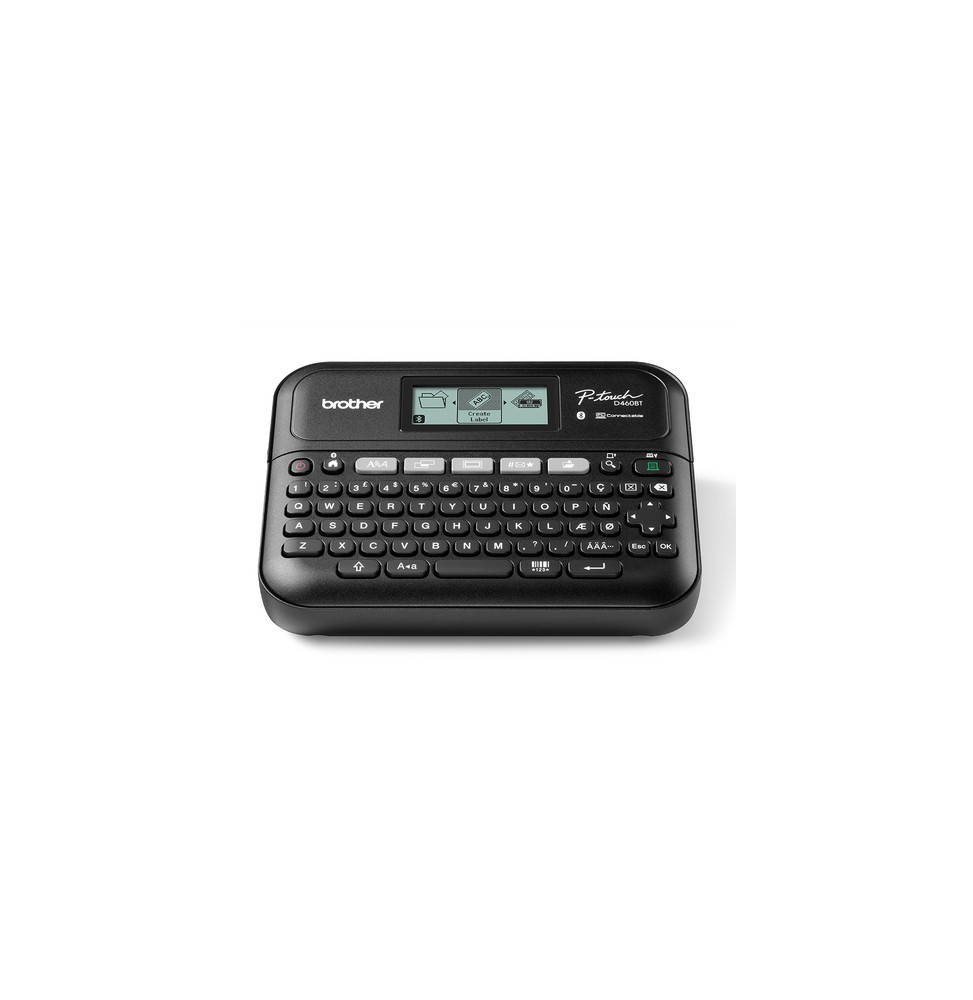 Brother PT-D460BTVP stampante per etichette (CD) Trasferimento termico 180 x 180 DPI 30 mm/s Con cavo e senza cavo TZe