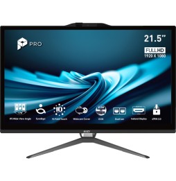 MSI Pro AP222T 14MA-613EU Intel® Core™ i3 i3-14100 54,6 cm (21.5') 1920 x 1080 Pixel Touch screen PC All-in-one 8 GB DDR4-SDRAM