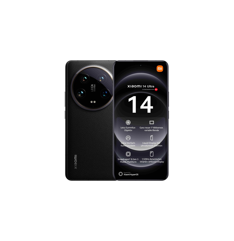 Xiaomi 14 Ultra 17,1 cm (6.73') Doppia SIM 5G USB tipo-C 16 GB 512 GB 5000 mAh Nero
