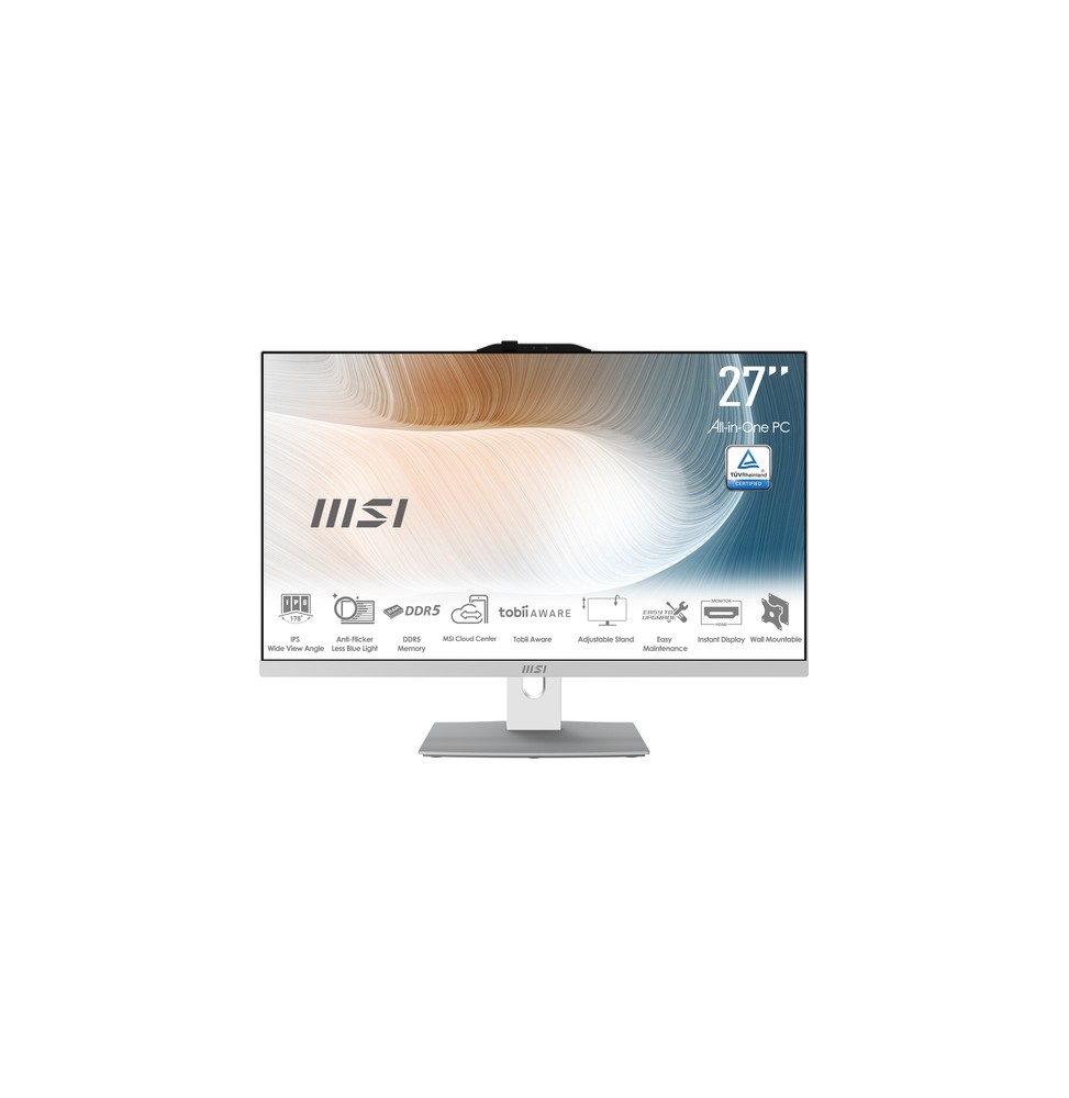 MSI Modern AM272P 1M-1095XEU Intel Core 7 150U 68,6 cm (27') 1920 x 1080 Pixel PC All-in-one 16 GB DDR5-SDRAM 1 TB SSD Wi-Fi 6E