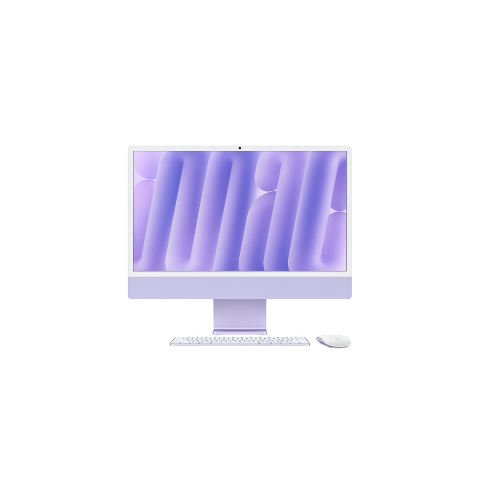 Apple iMac Apple M M4 59,7 cm (23.5') 4480 x 2520 Pixel PC All-in-one 32 GB 1 TB SSD macOS Sequoia Wi-Fi 6E (802.11ax) Viola