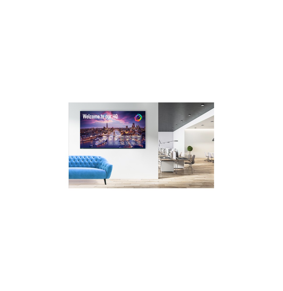 Avocor AVK-7510 visualizzatore di messaggi 190,5 cm (75') LED Wi-Fi 450 cd/m² 4K Ultra HD Processore integrato Android 16/7