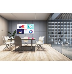 Avocor AVK-8510 visualizzatore di messaggi 2,16 m (85') LED Wi-Fi 450 cd/m² 4K Ultra HD Processore integrato Android 16/7
