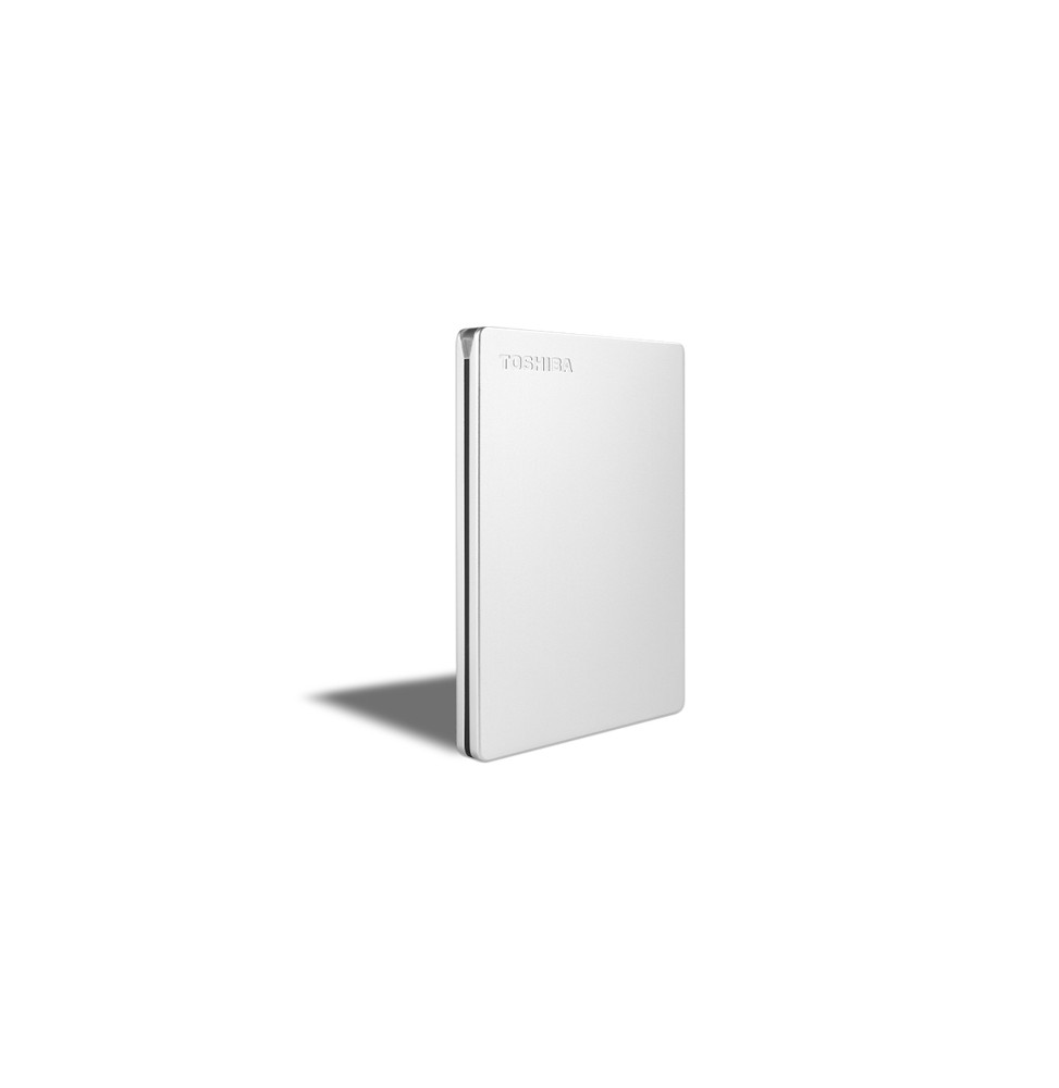 Toshiba Canvio Slim disco rigido esterno 2 TB 2.5' Micro-USB B 3.2 Gen 1 (3.1 Gen 1) Argento