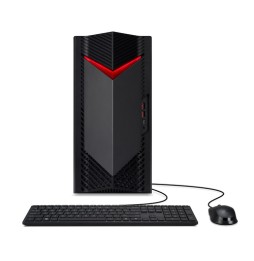 Acer NITRO 50 N50-660 Intel Core Ultra 7 265F 16 GB DDR5-SDRAM 1 TB SSD Windows 11 Pro Education Desktop PC Nero, Rosso