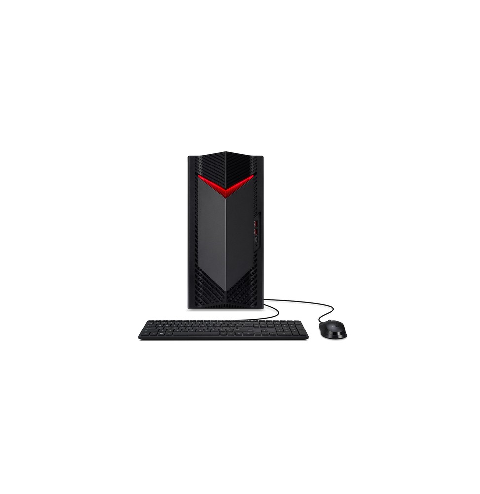 Acer NITRO 50 N50-660 Intel Core Ultra 7 265F 16 GB DDR5-SDRAM 1 TB SSD Windows 11 Pro Education Desktop PC Nero, Rosso