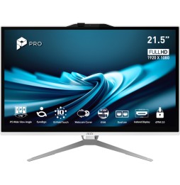 MSI Pro AP222T 14MA-614EU Intel® Core™ i3 i3-14100 54,6 cm (21.5') 1920 x 1080 Pixel Touch screen PC All-in-one 8 GB DDR4-SDRAM