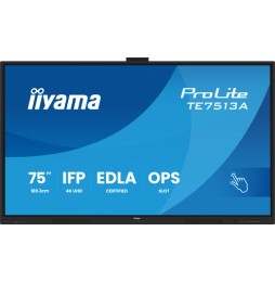 iiyama 75'W IFP 40-Points Bonded PureTouch IR? 190,5 cm (75') Wi-Fi 4K Ultra HD Touch screen Processore integrato Android