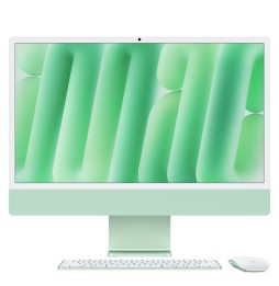 Apple iMac 24'Retina Display 4,5K, Chip M4 con CPU 8‑core, GPU 8‑core, 16GB, 256GB SSD, Verde