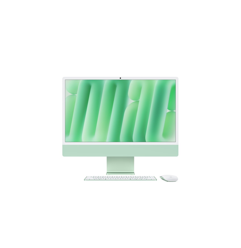 Apple iMac 24'Retina Display 4,5K, Chip M4 con CPU 8‑core, GPU 8‑core, 16GB, 256GB SSD, Verde