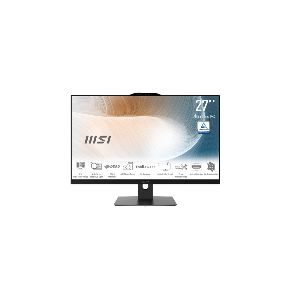 MSI Modern AM272P 1M-848EU All-in-One PC Intel Core 5 120U 68,6 cm (27') 1920 x 1080 Pixel PC All-in-one 8 GB DDR5-SDRAM 512 GB