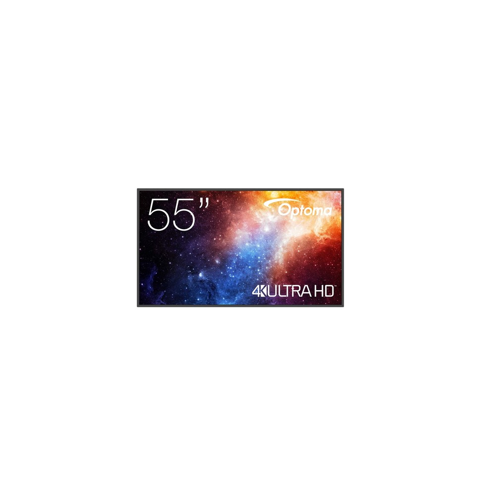 Optoma N3551K Pannello piatto per segnaletica digitale 139,7 cm (55') LED Wi-Fi 450 cd/m² 4K Ultra HD Nero Android 11 24/7
