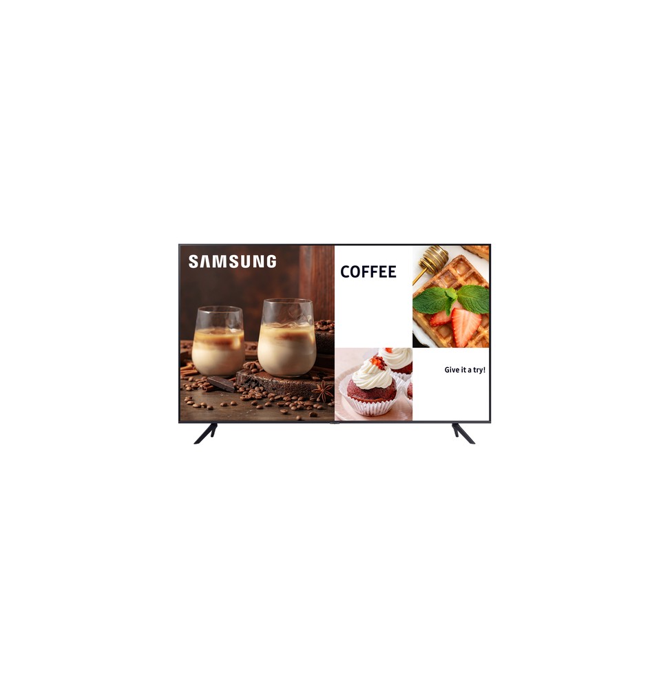 Samsung BE55C-H Pannello piatto per segnaletica digitale 139,7 cm (55') LED Wi-Fi 4K Ultra HD Nero Processore integrato Tizen