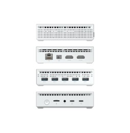 YASHI NY290 PC/stazione di lavoro Intel® N N100 8 GB DDR4-SDRAM 256 GB SSD Windows 11 Pro Mini PC Bianco