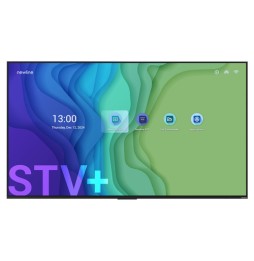 Newline STV+ 65' Pannello piatto per segnaletica digitale 165,1 cm (65') LED Wi-Fi 300 cd/m² 4K Ultra HD Nero Processore