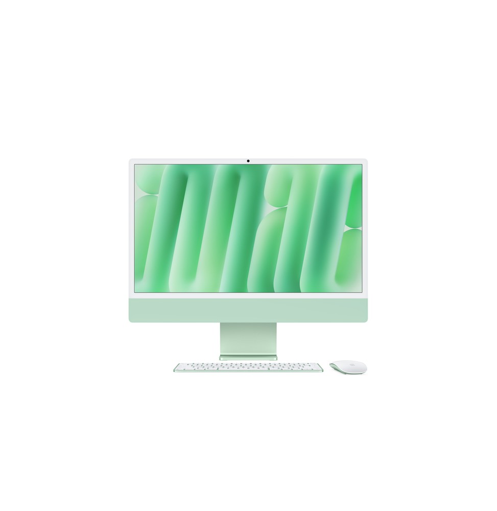 Apple iMac 24'Retina Display 4,5K, Chip M4 con CPU 10‑core, GPU 10‑core, 16GB, 256GB SSD, Verde
