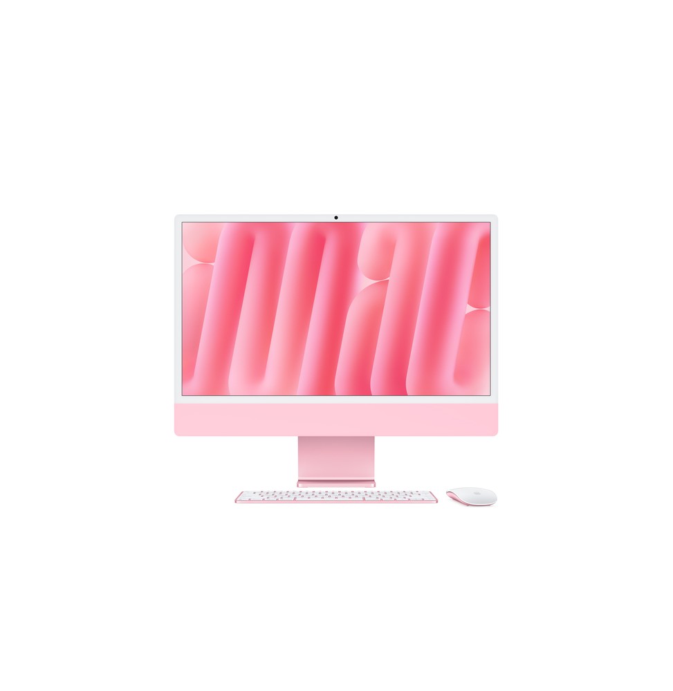 Apple iMac 24'Retina Display 4,5K, Chip M4 con CPU 8‑core, GPU 8‑core, 16GB, 256GB SSD, Rosa
