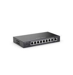Ruijie Networks RG-ES209GC-P switch di rete Gestito Gigabit Ethernet (10/100/1000) Supporto Power over Ethernet (PoE) Nero