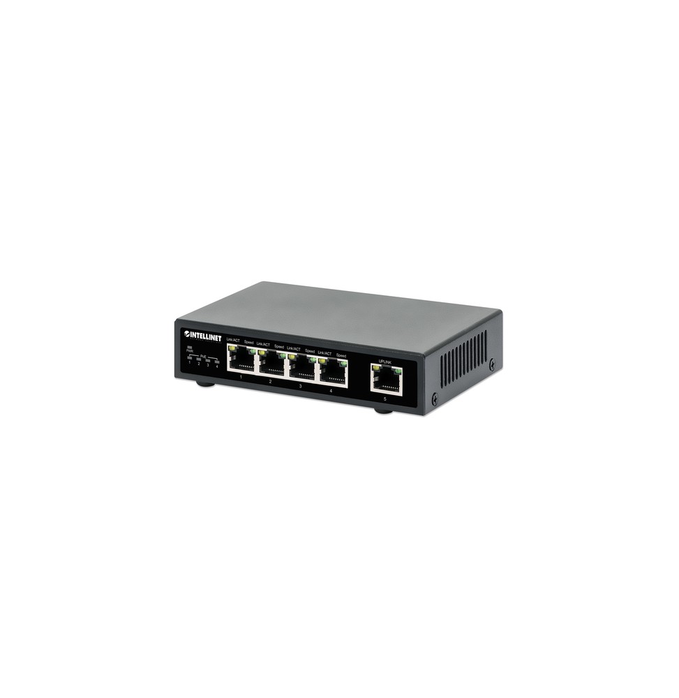 Intellinet 561839 switch di rete Gigabit Ethernet (10/100/1000) Supporto Power over Ethernet (PoE) Nero