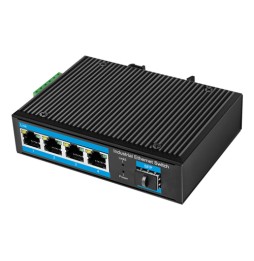 LogiLink NS204 switch di rete Non gestito Gigabit Ethernet (10/100/1000) Nero