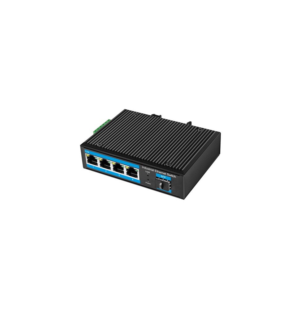 LogiLink NS204 switch di rete Non gestito Gigabit Ethernet (10/100/1000) Nero