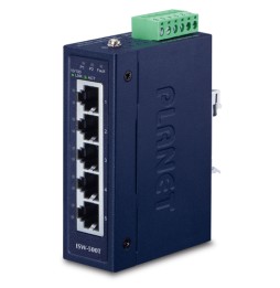 PLANET ISW-500T switch di rete Non gestito Fast Ethernet (10/100) Blu