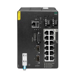 HPE Aruba Networking CX 4100i 12p 1GbE 8p Class4 PoE and 4p Class6 PoE 2p SFP+ DIN Mount Switch