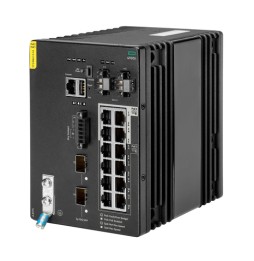 HPE Aruba Networking CX 4100i 12p 1GbE 8p Class4 PoE and 4p Class6 PoE 2p SFP+ DIN Mount Switch