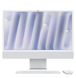 Apple iMac Apple M M4 59,7 cm (23.5') 4480 x 2520 Pixel PC All-in-one 16 GB 512 GB SSD macOS Sequoia Wi-Fi 6E (802.11ax) Argento