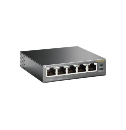 TP-Link TL-SG1005P Non gestito Gigabit Ethernet (10/100/1000) Supporto Power over Ethernet (PoE) Nero