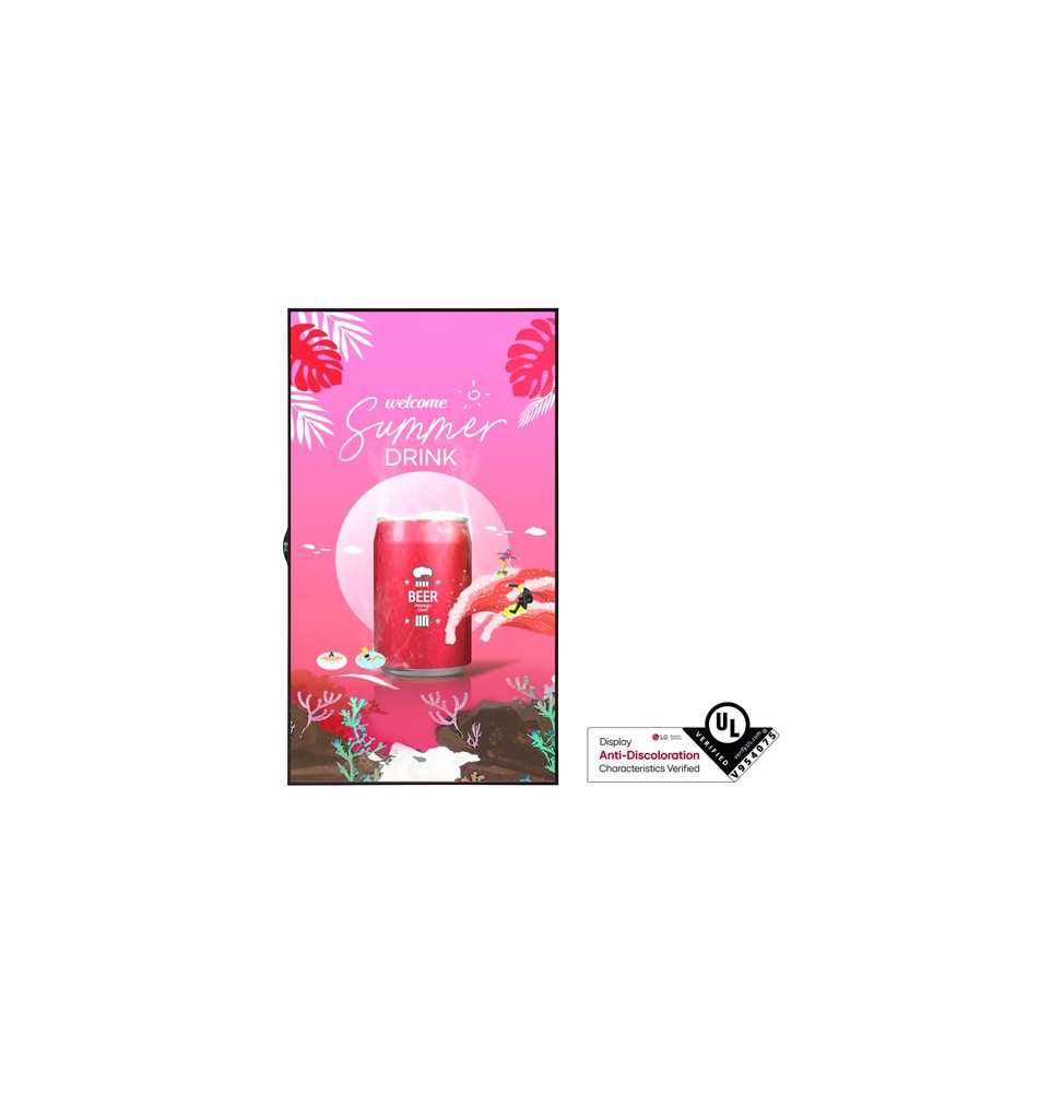 LG 55XS4P visualizzatore di messaggi Pannello piatto per segnaletica digitale 139,7 cm (55') LED 4000 cd/m² Full HD Nero WebOS