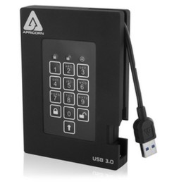 Apricorn Aegis Padlock Fortress 256 GB USB 3.2 Gen 1 (3.1 Gen 1) Nero