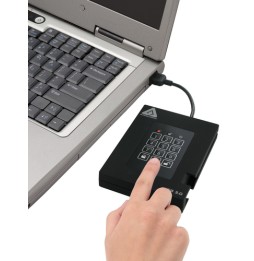 Apricorn Aegis Padlock Fortress 256 GB USB 3.2 Gen 1 (3.1 Gen 1) Nero