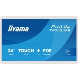 iiyama TW2424AS-W3P visualizzatore di messaggi Pannello piatto interattivo 60,5 cm (23.8') LCD Wi-Fi 450 cd/m² Full HD Bianco