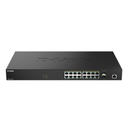 D-Link DMS-1250-18P/E switch di rete Gestito L2 2.5G Ethernet (100/1000/2500) Supporto Power over Ethernet (PoE) Nero