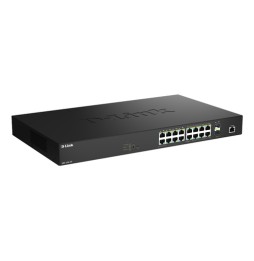 D-Link DMS-1250-18P/E switch di rete Gestito L2 2.5G Ethernet (100/1000/2500) Supporto Power over Ethernet (PoE) Nero