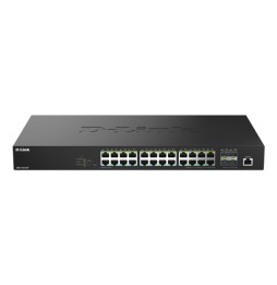 D-Link DMS-1250-28P/E switch di rete Gestito L2 2.5G Ethernet (100/1000/2500) Supporto Power over Ethernet (PoE) Nero