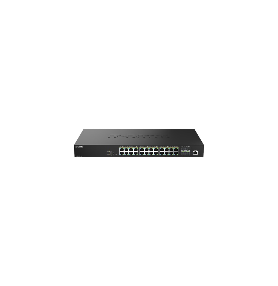 D-Link DMS-1250-28P/E switch di rete Gestito L2 2.5G Ethernet (100/1000/2500) Supporto Power over Ethernet (PoE) Nero