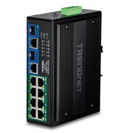 Trendnet TI-BG108 switch di rete Gigabit Ethernet (10/100/1000) Supporto Power over Ethernet (PoE) Nero