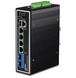 Trendnet TI-BG62I switch di rete Gestito L2+ Gigabit Ethernet (10/100/1000) Supporto Power over Ethernet (PoE) Nero