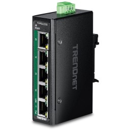 Trendnet TI-PGLC50 switch di rete Non gestito Gigabit Ethernet (10/100/1000) Supporto Power over Ethernet (PoE) Nero