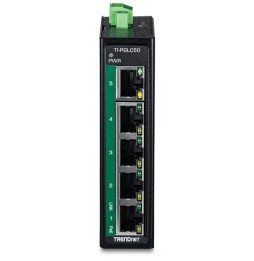 Trendnet TI-PGLC50 switch di rete Non gestito Gigabit Ethernet (10/100/1000) Supporto Power over Ethernet (PoE) Nero