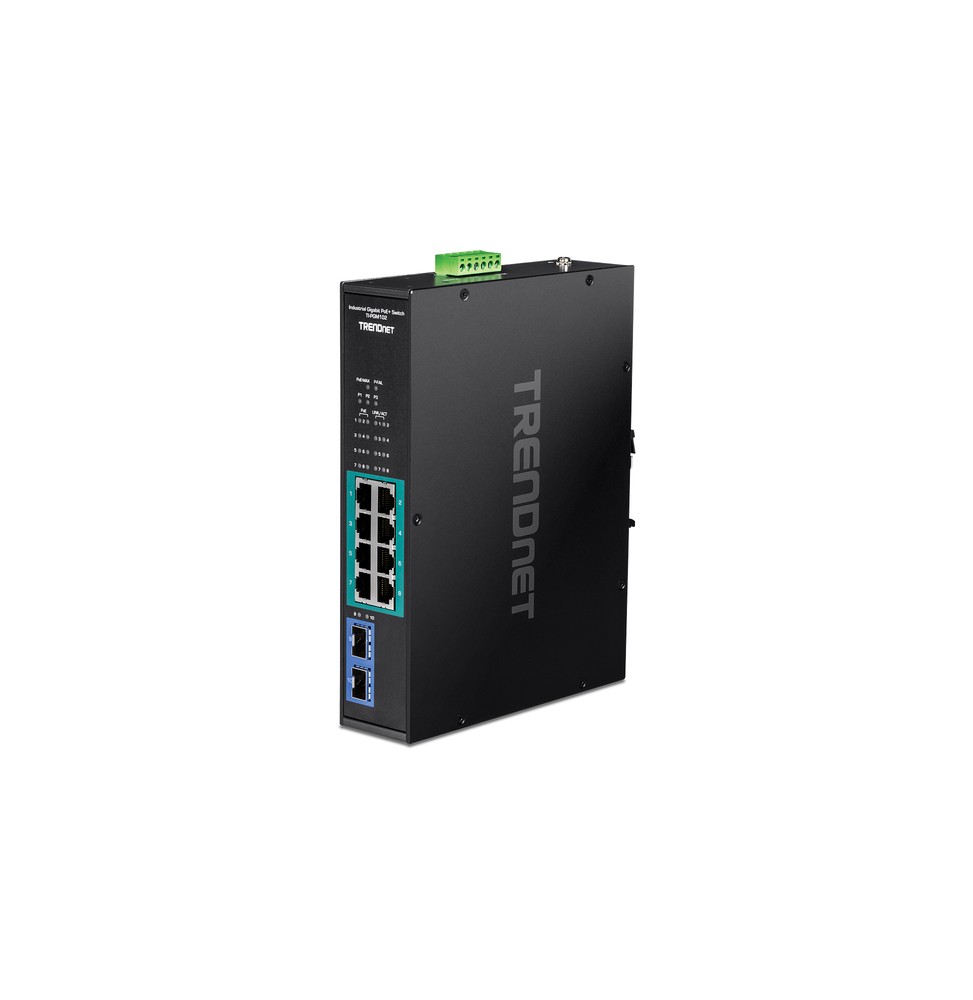 Trendnet TI-PGM102 switch di rete Gigabit Ethernet (10/100/1000) Supporto Power over Ethernet (PoE) Nero