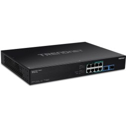 Trendnet TPE-BG102G switch di rete Non gestito Gigabit Ethernet (10/100/1000) Supporto Power over Ethernet (PoE) 1U Nero