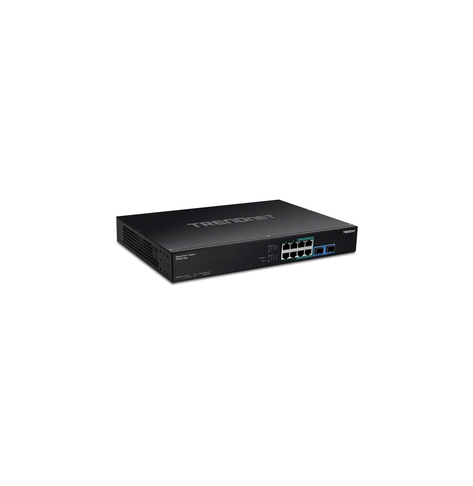 Trendnet TPE-BG102G switch di rete Non gestito Gigabit Ethernet (10/100/1000) Supporto Power over Ethernet (PoE) 1U Nero
